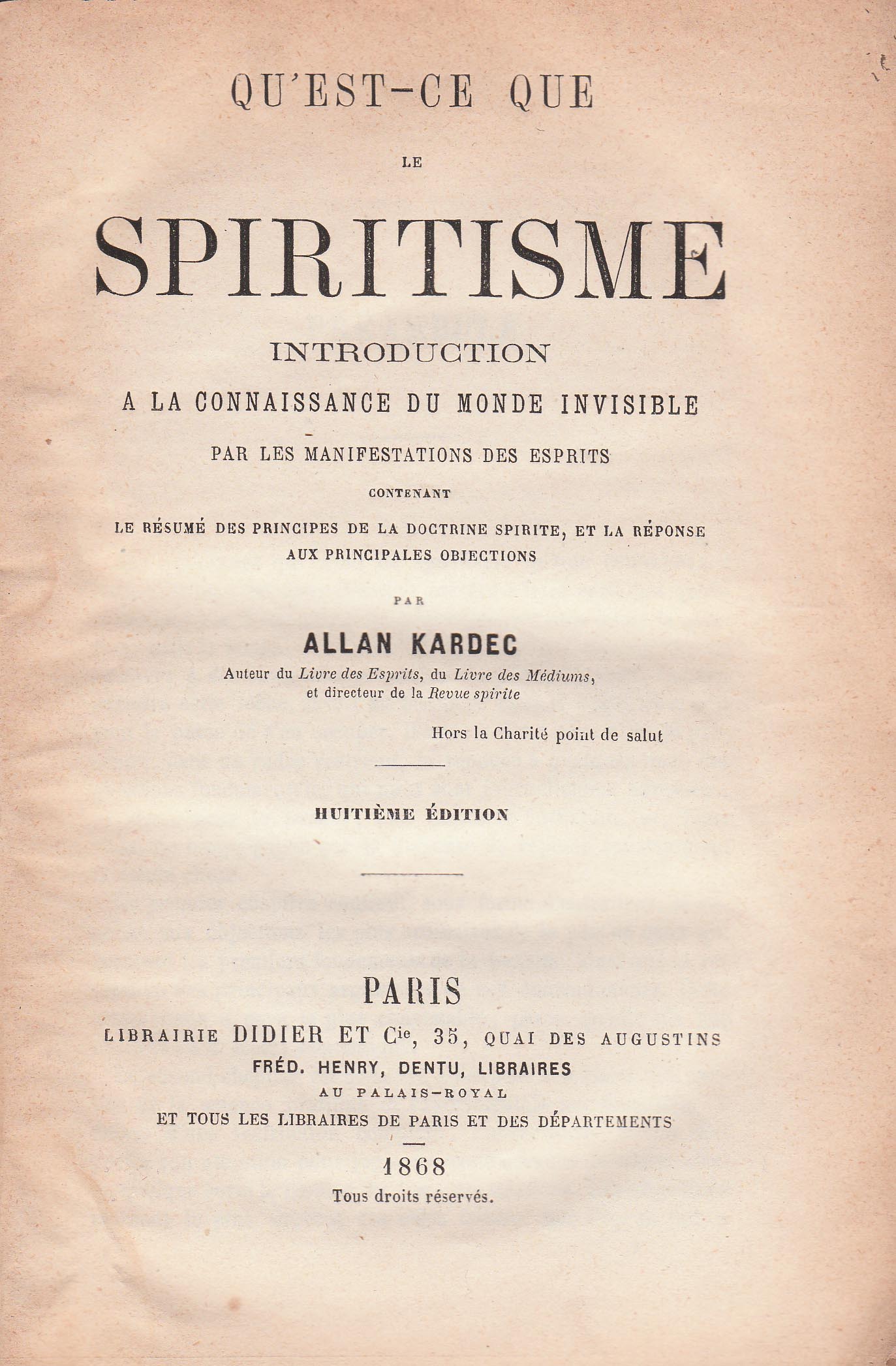 Was ist Spiritismus?
